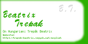 beatrix trepak business card