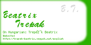 beatrix trepak business card